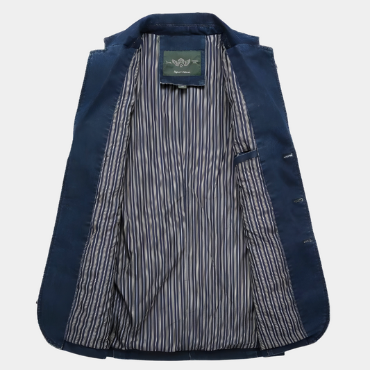 Veste classique en denim pour hommes