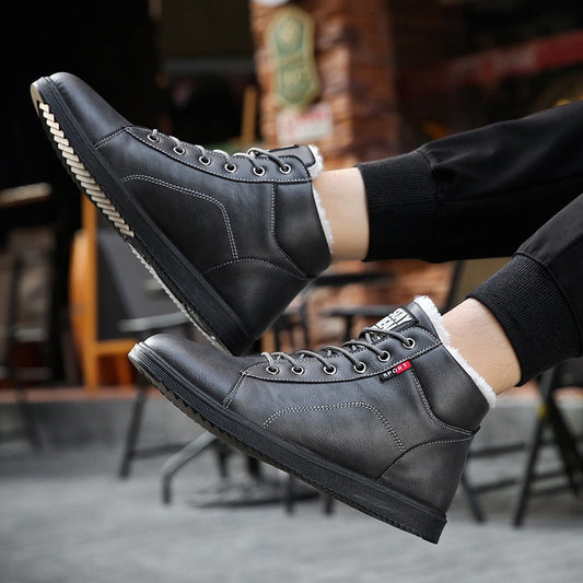 Bottes intérieures chaudes en laine polaire pour hommes - Renlor