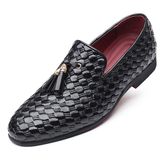 Mocassins avec doublure en cuir vert pour hommes - Feiyang