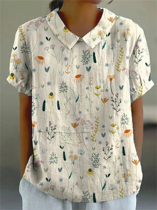 Blouse Raelyn Wildflower - L'essence de l'été dans les tons pastels