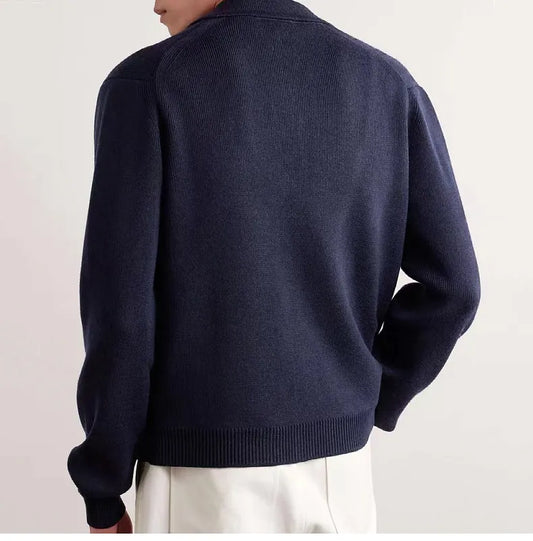 Beau - Herren Strickjacke mit aufgesetzten Taschen