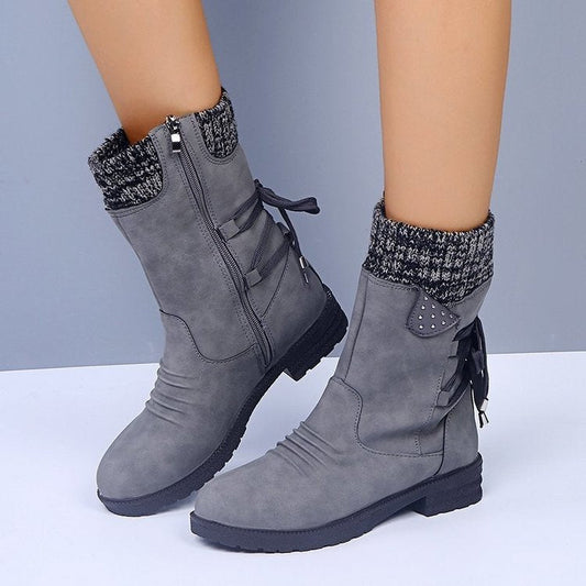 Pia - Bottes de Neige à Lacets