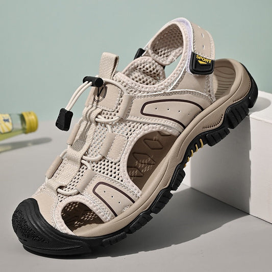 Sandales de trekking pour hommes en maille respirante avec semelle antidérapante - Dario