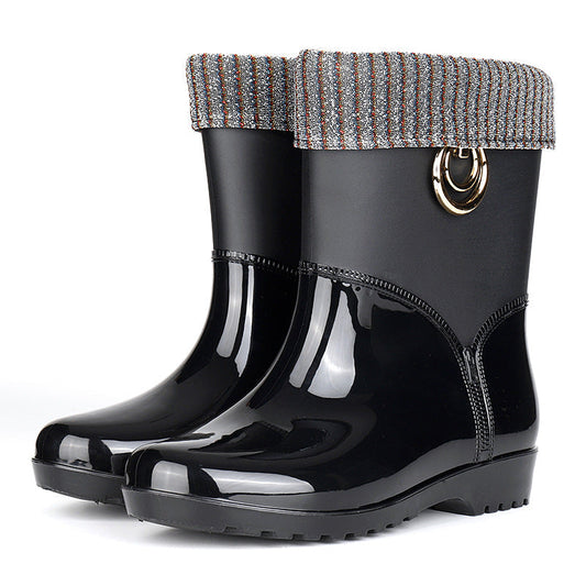 Bottes de pluie imperméables pour femmes avec doublure intérieure - Xavira
