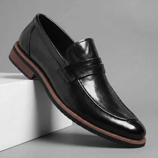 Mocassins élégants pour hommes avec semelles robustes - Thiberius