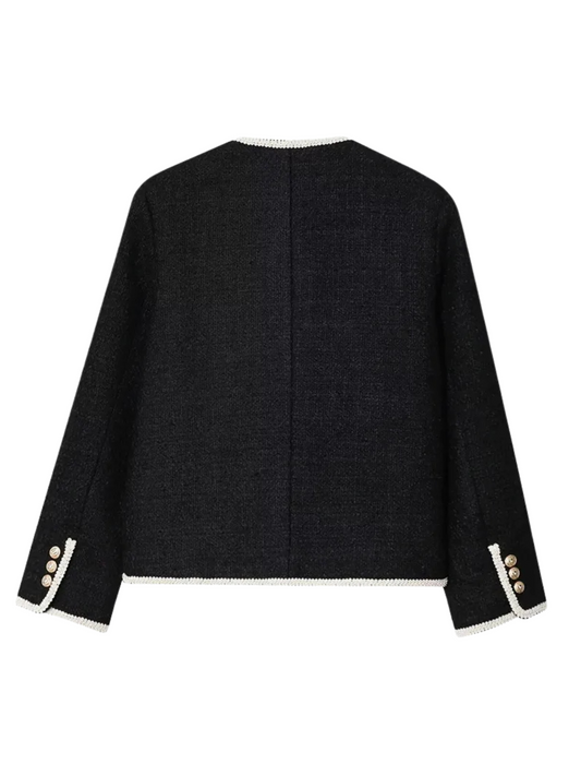 Veste courte pour femmes avec boutons décoratifs - Alida