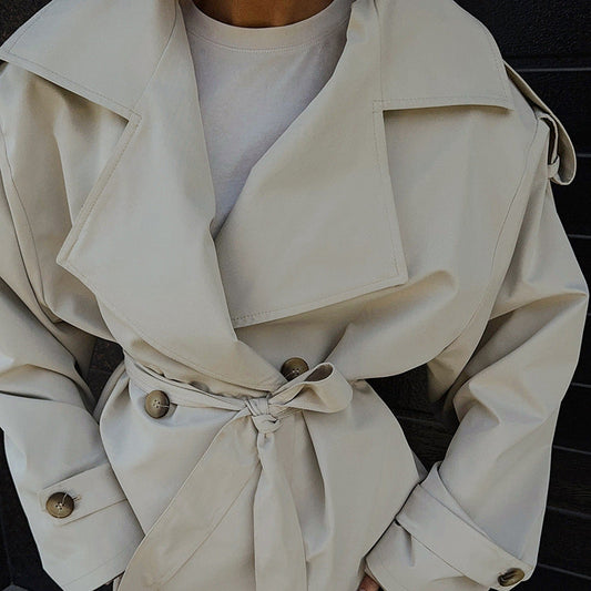 Trench-coat court pour femmes - Alina