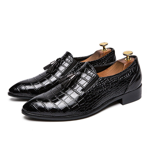 Mocassins en cuir pour hommes Élégants avec glands - Dominik