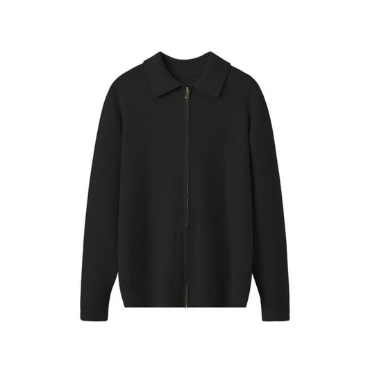 Gilet en maille avec col pour homme - Franco