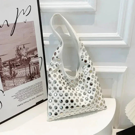 Sac à bandoulière avec détails métalliques - Mariela