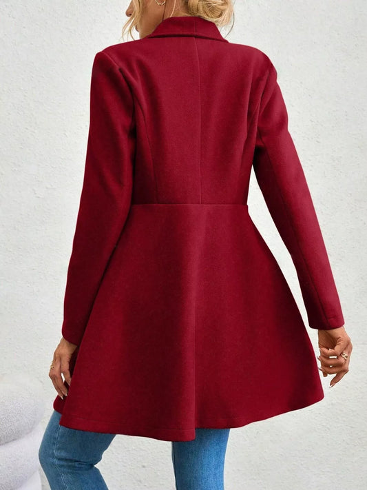 Eleganter langer Damenmantel - Evarine