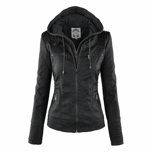 CLARA - Veste en cuir élégante
