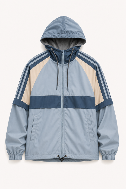 Veste de sport à capuche coupe-vent pour homme - Adriano