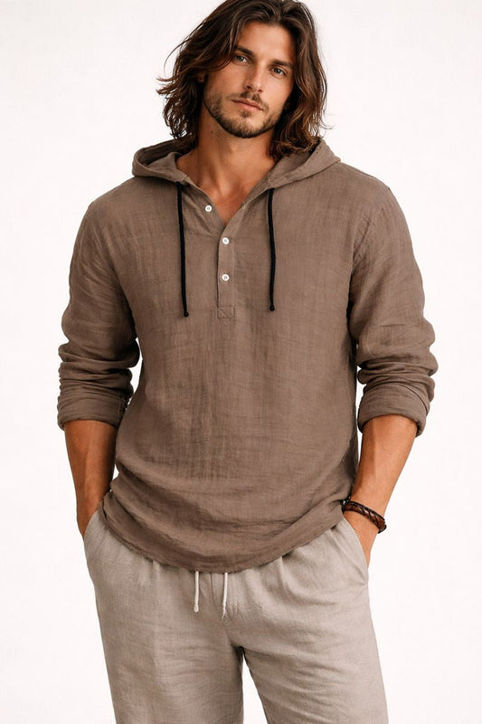 Chemise coupe droite pour hommes - Tarev