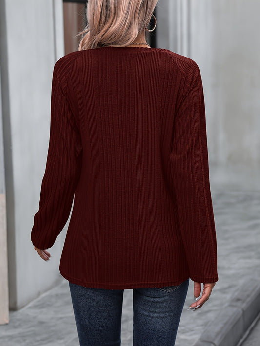 Helga - Chemise à manches longues brossée pour femmes