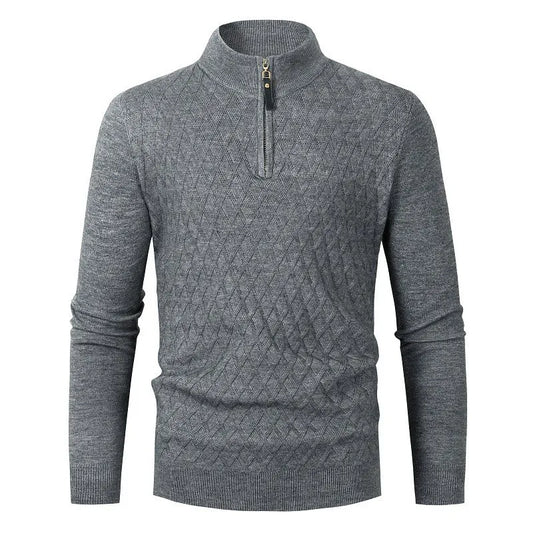 Pull en maille à demi-fermeture éclair - Nivard