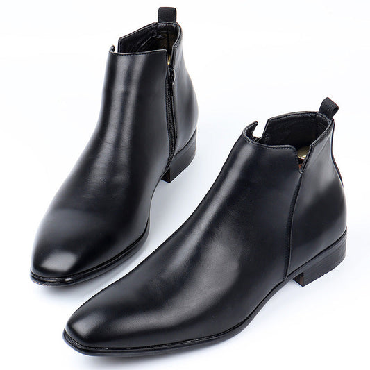 Herren Chelsea-Stiefel Leder Seitenreißverschluss - Matius