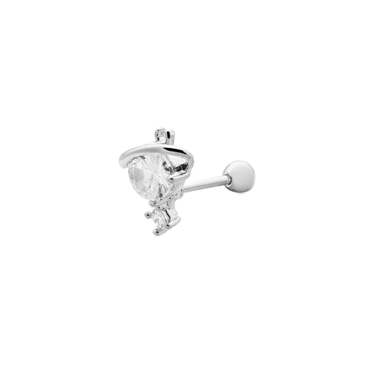 Victorious Piercing d'oreille 14K plaqué or