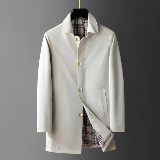 Manteau élégant pour homme avec doublure classique - Darion