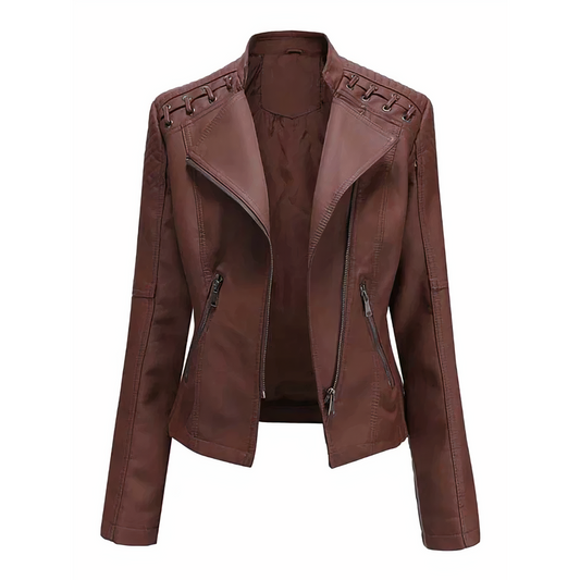 STELLA -Veste en cuir pour femme