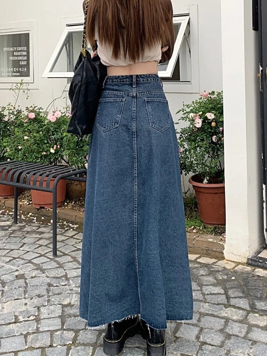 Jupe en jean vintage pour femme elizzy