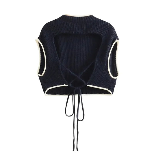 Wiebke - Gilet tricoté