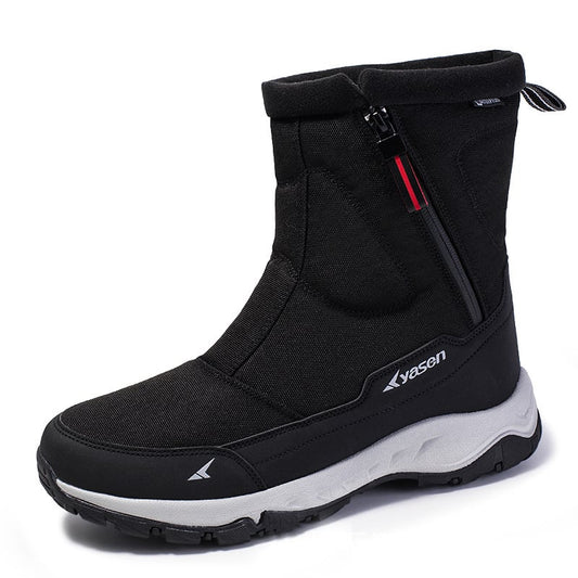 Bottes imperméables pour hommes avec fermeture éclair latérale et semelle antidérapante - Rayan
