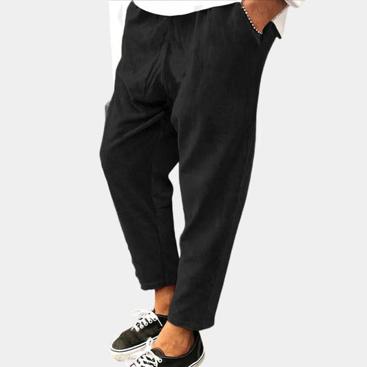 Paulo - Confortable pantalon d'été en velours côtelé avec poches pratiques