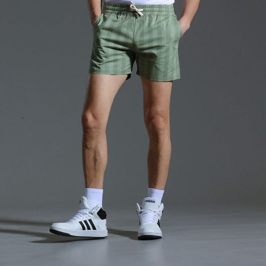 Short homme en polyester à rayures verticales de style sportif - Julian