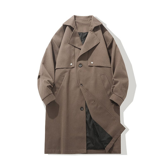 Manteau classique effet laine pour homme - Kaelor
