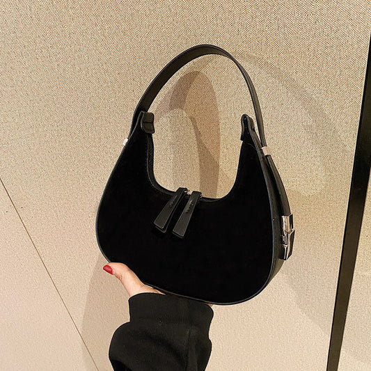 Sac à bandoulière mat de style français - Solenne