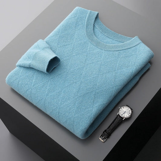 Pull en maille douce de qualité supérieure pour hommes - Alsten