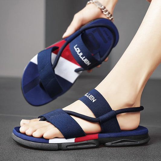 Sandales orthopédiques multicolores pour hommes avec semelle ergonomique légère - Marcel