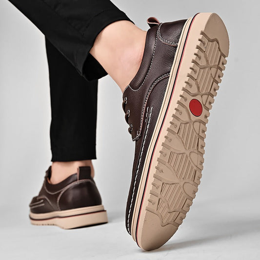 Chaussures décontractées pour hommes en cuir synthétique avec semelles antidérapantes - Eduardo