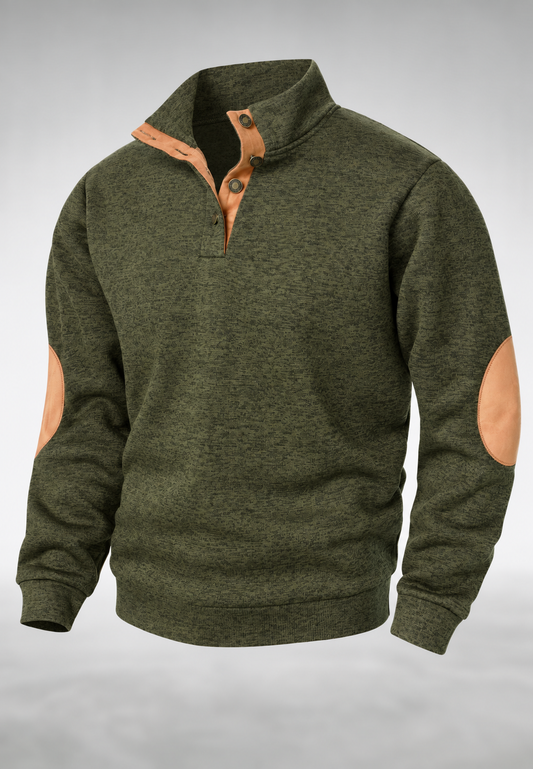 Pull pour homme à col roulé et boutons - James