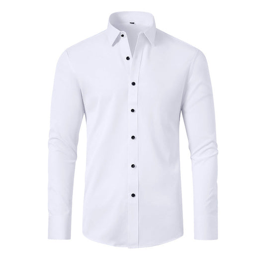 Adrian - Elégante chemise d'été infroissable pour hommes, facile d'entretien et élégante
