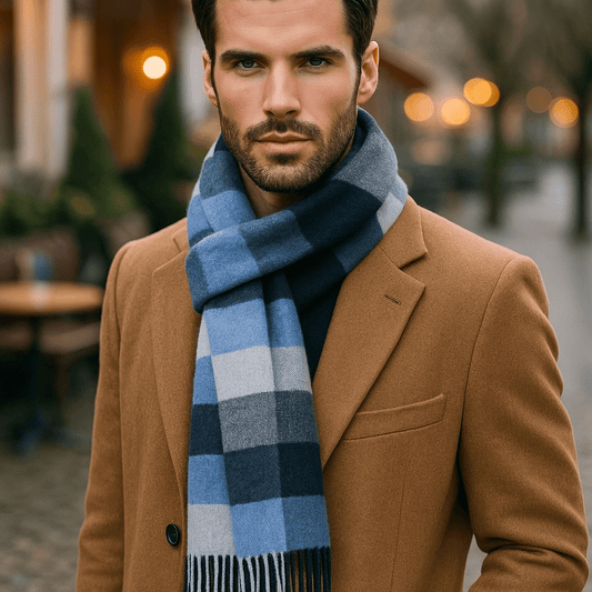 Echarpe pour homme en mélange chaud et classique - Emeric