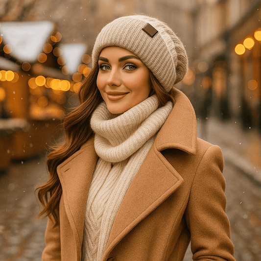 Bonnet et écharpe d'hiver pour femmes - Alvyn