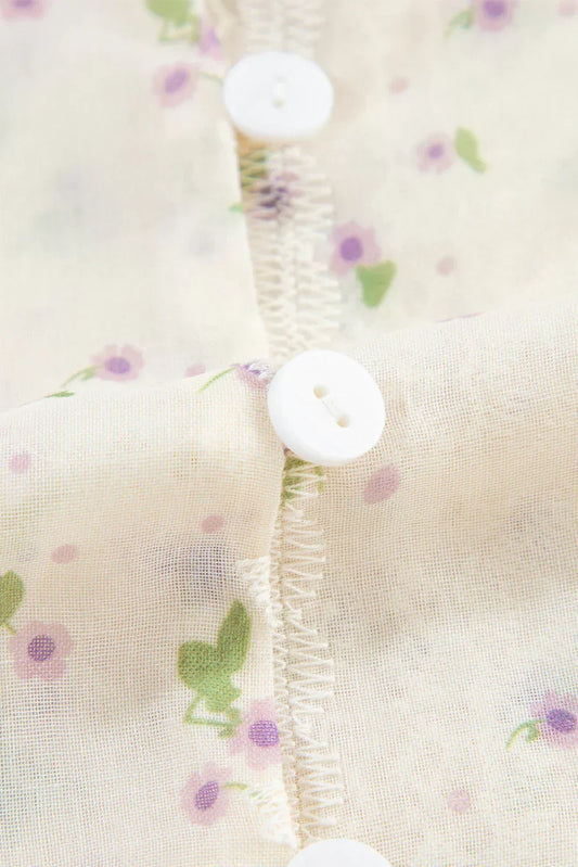 Isabelle Chemise Femme - Broderie élégante et dentelle