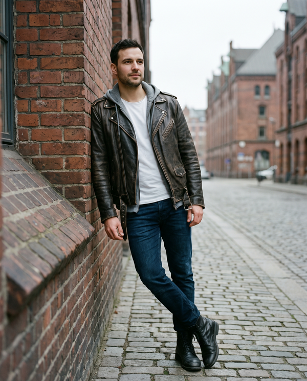 Bikerjacken für Herren