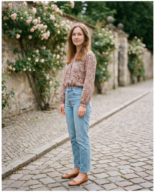 Blusen mit Blumenmuster
