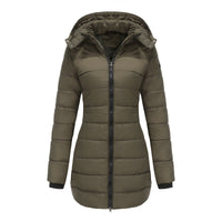 Veste longue à capuche pour femme - Naelle