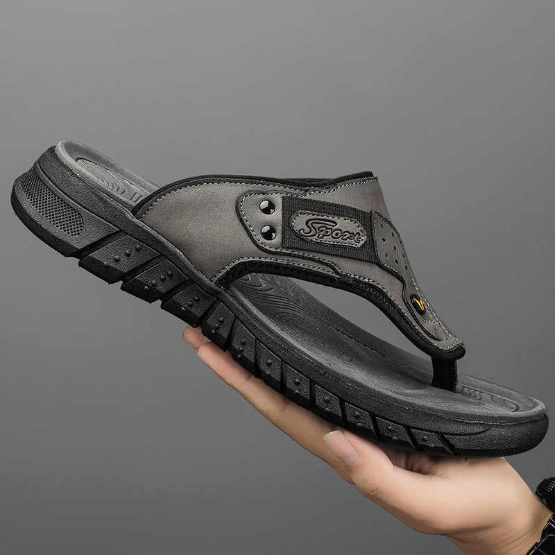 Herrensandalen mit rutschfester Sohle im sportlichen Stil - Óscar