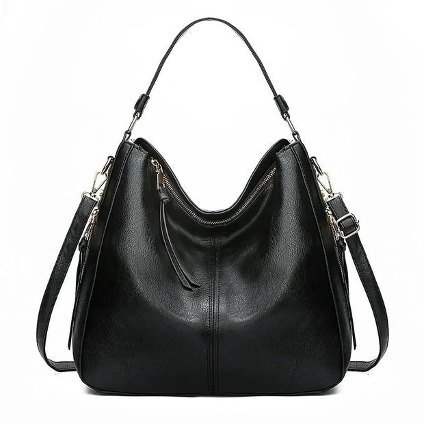 Sanne - Sac à main en cuir souple de créateur