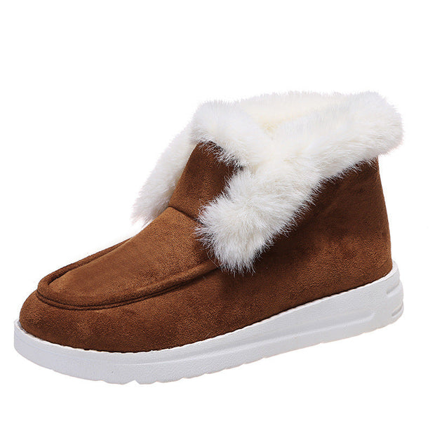 Nissa - Chaussures D'hiver Chaudes en Daim