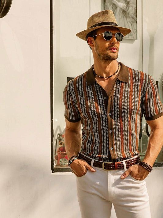 Liam - Chemise rayée vintage