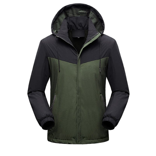 Veste de sport imperméable pour homme avec capuche réglable - Damian
