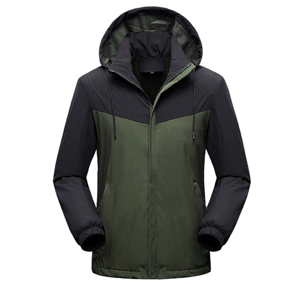 Veste de sport imperméable pour homme avec capuche réglable - Damian