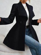 Eleganter langer Damenmantel - Evarine