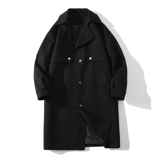 Klassischer Wollmantel für Herren - Kaelor